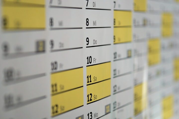 Abbildung Kalender für die Online-Terminbuchung